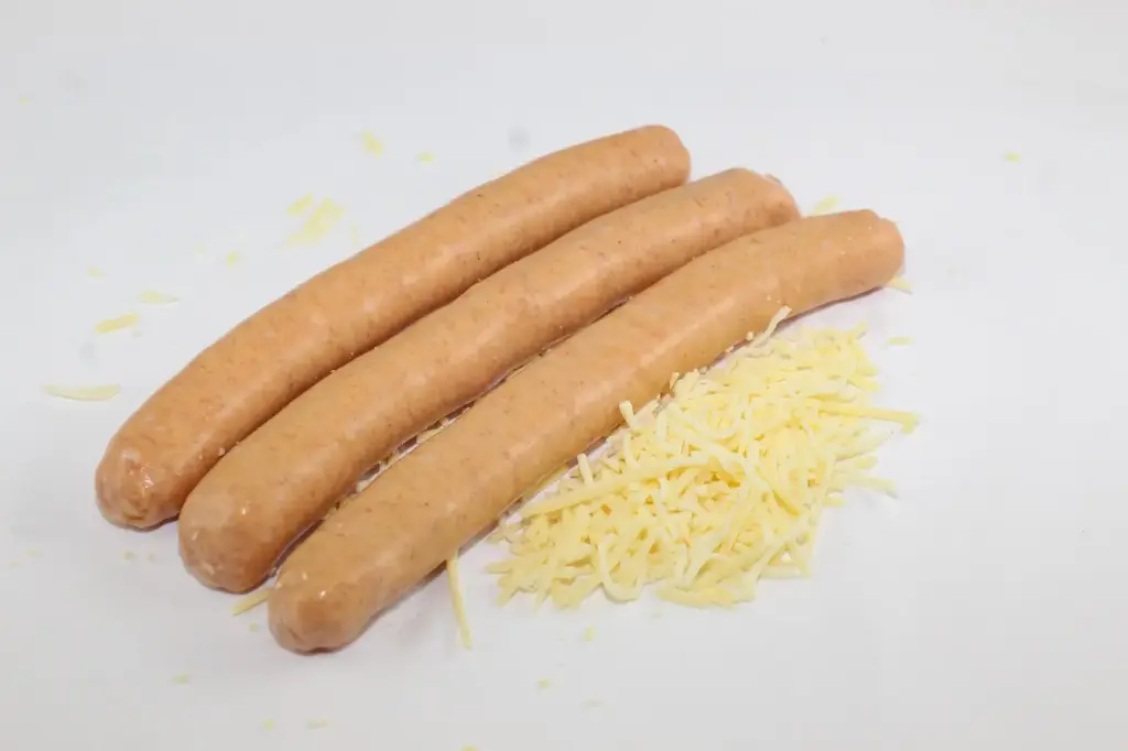 HALAL KIPPENWORST-KAAS 500gr