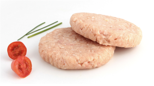 [11200050] BURGER DE POULET NATURE 12 x 125 gr - 1,5 Kg