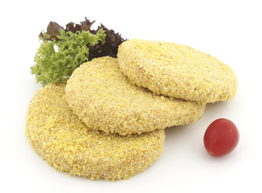 [11200052] BURGER DE POULET FROMAGE PANÉ 12 x 125 gr - 1,5 Kg