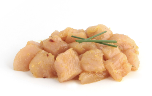 [11100012] FILET DE POULET CUBÉ - ORIENTAL - 2,5 Kg