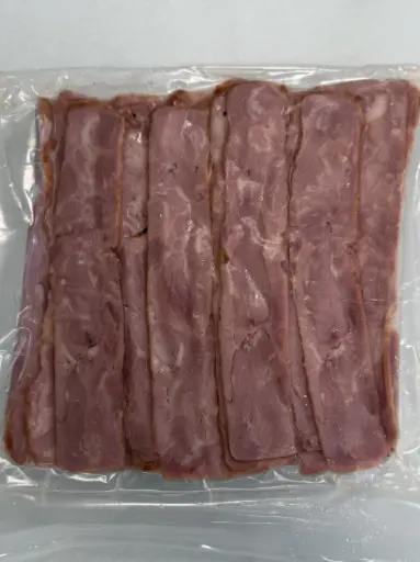 BACON DE DINDE sous vide 500 gr carton 4kg (8x500gr)