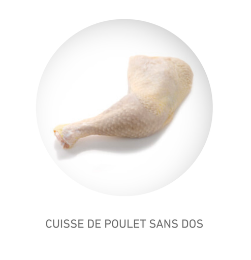 CUISSE DE POULET SANS DOS CARTON-10KG